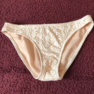New cream bathing suit bottom